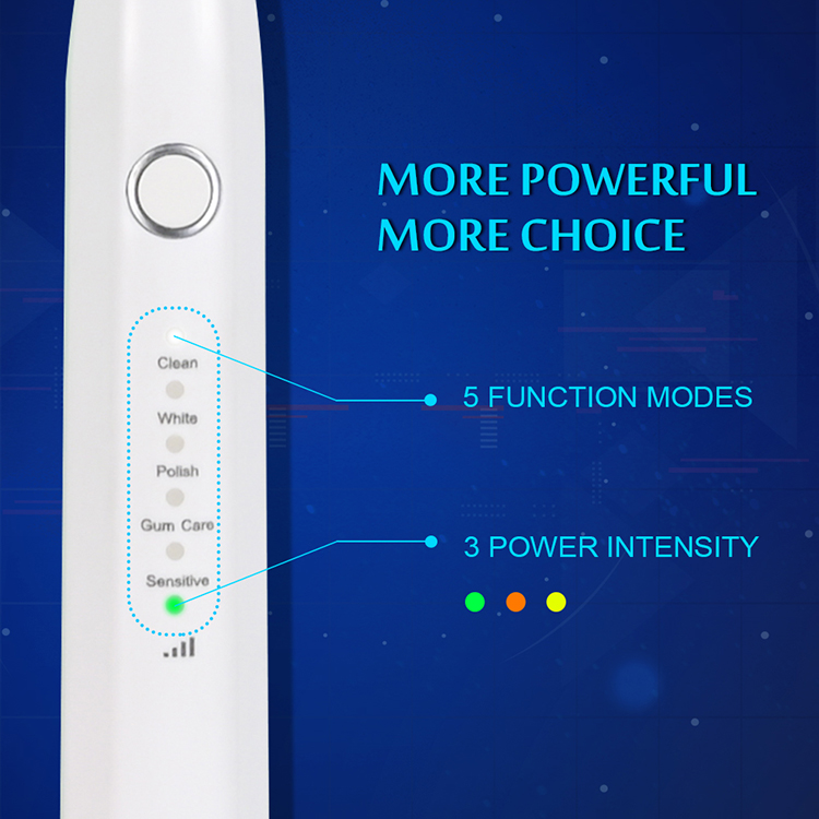 Electronic Hand Free Ultrasonic Adult Automatic Toothbrush and Brush Heads EB510 (5)